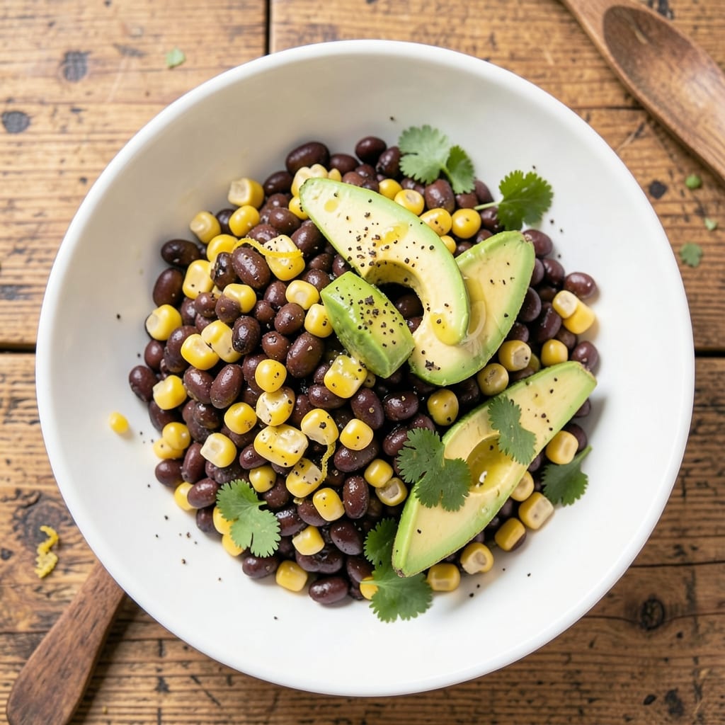 Bean Corn Avocado Salad Recipe: Zesty Lime-Dressed Crunch in 15 Minutes