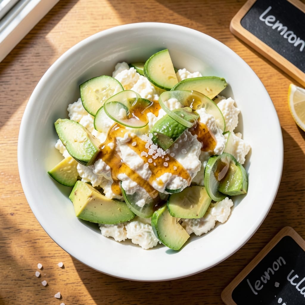 Avocado Cucumber Cottage Cheese Salad Recipe: Bright Green Crunch With Creamy Tang