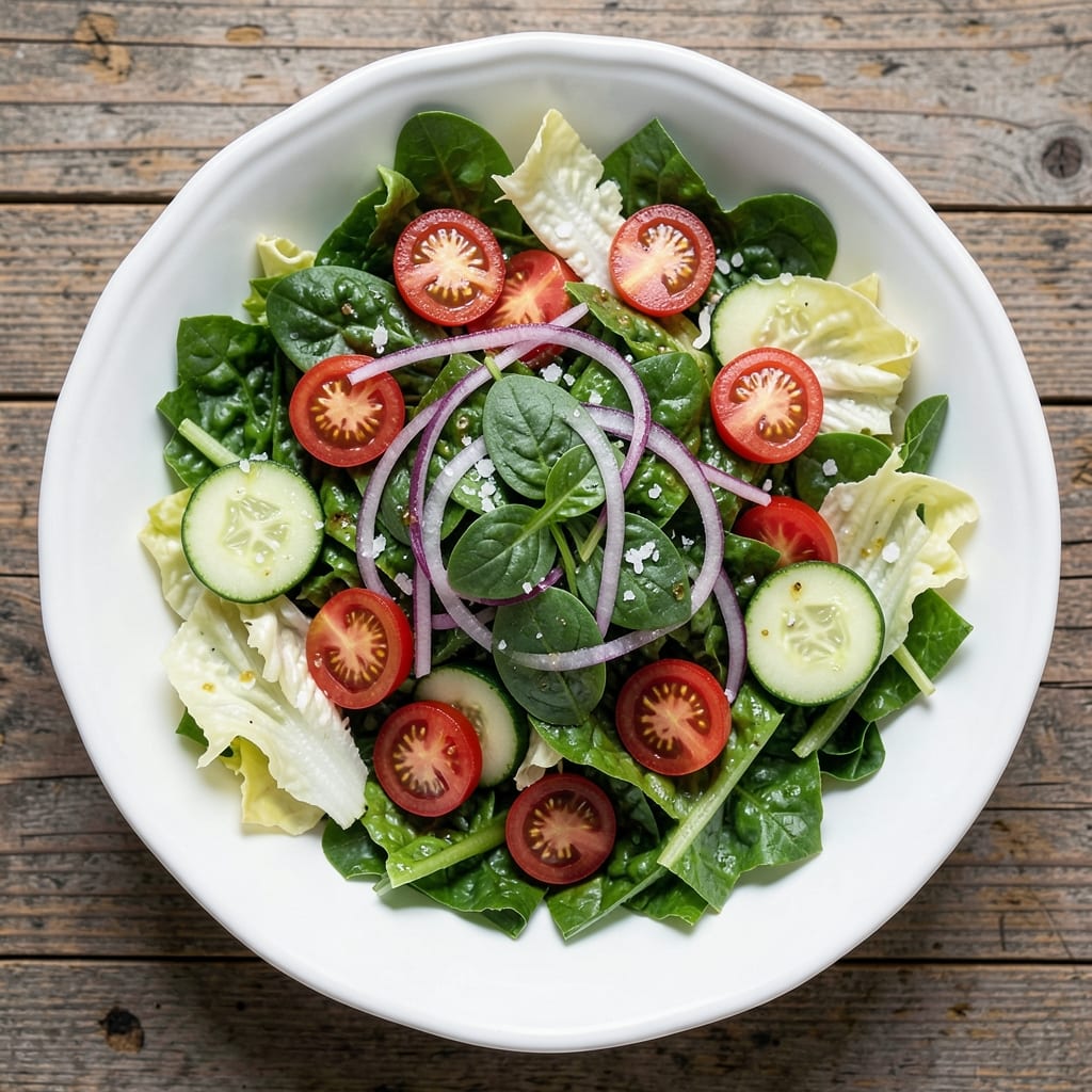 Basic Garden Salad Recipe: Crunchy Layers and Bright Vinaigrette Balance