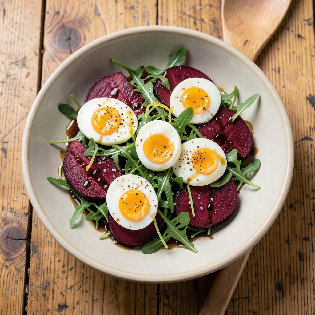 Beet and Egg Salad Recipe: Earthy-Sweet Crunch with Creamy Yolk Magic