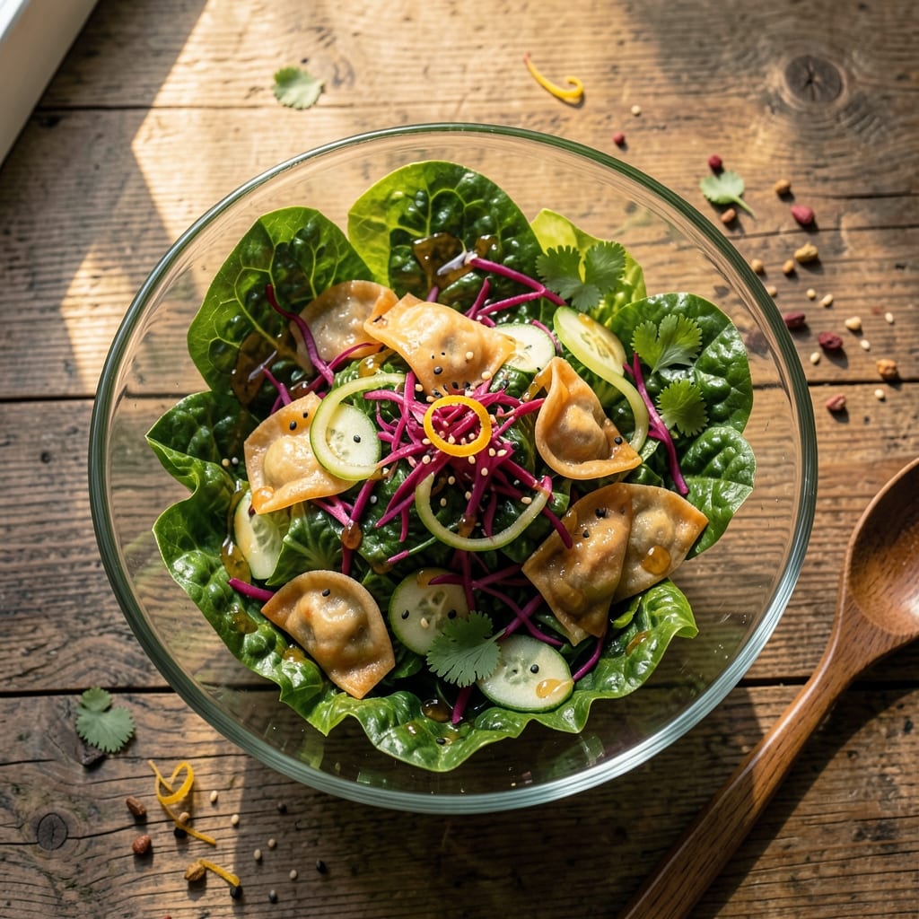 Asian Romaine Lettuce Salad Recipe: Crunchy, Tangy, and Umami-Packed Bite