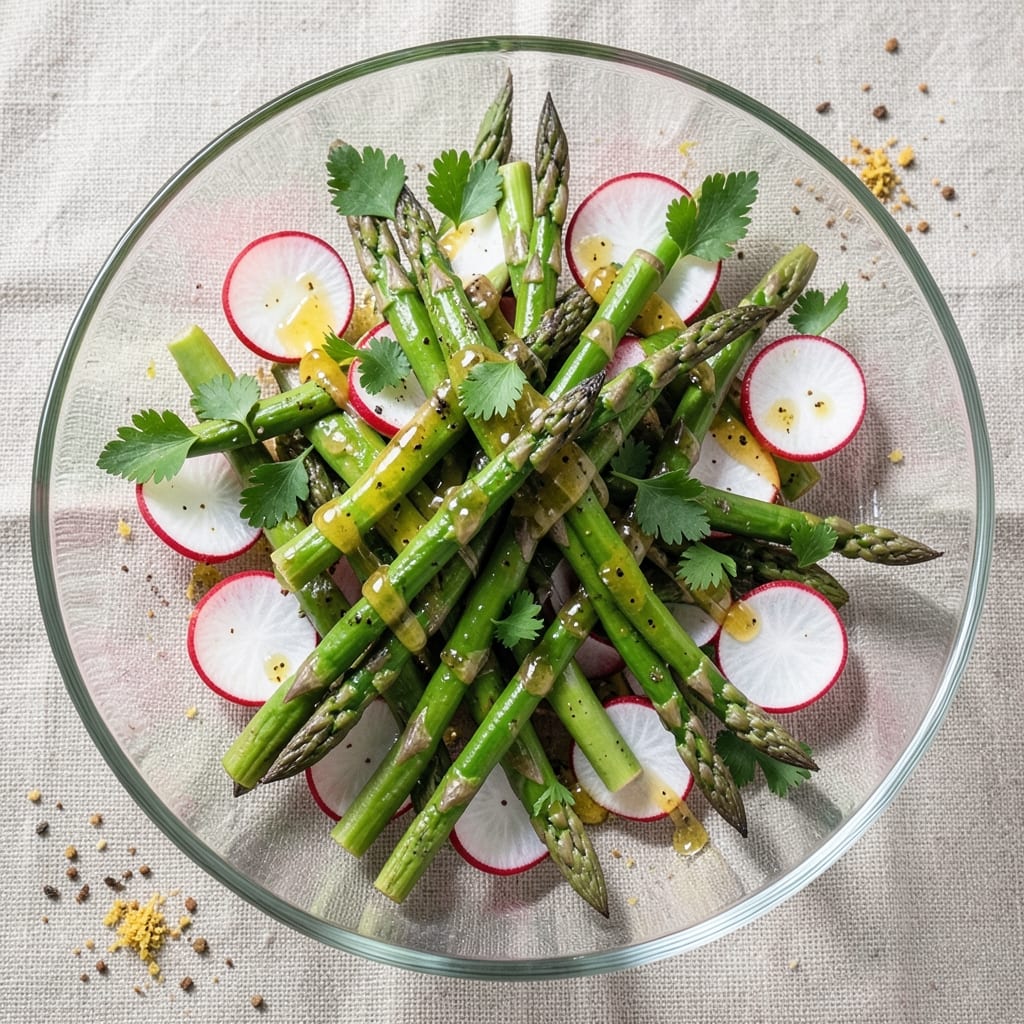 Asparagus and Radish Salad Recipe: Peppery Crunch Meets Earthy Sweetness
