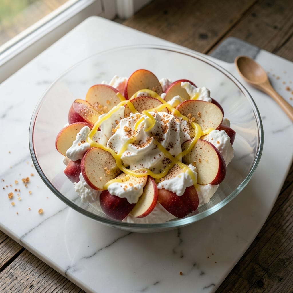 Apple Fluff Salad Recipe: Creamy Apple-Cinnamon Layers With Walnut Crunch