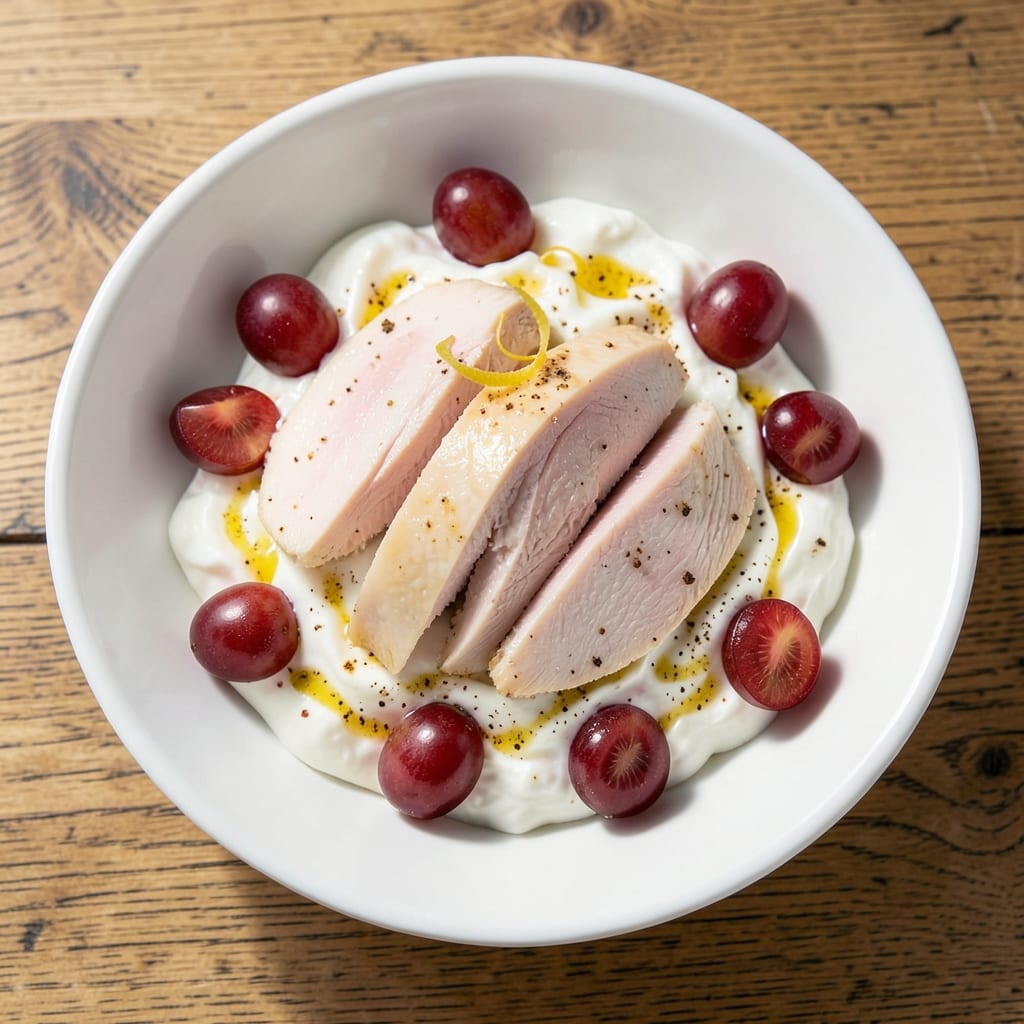 Basic Chicken Salad Recipe No Celery: Creamy Yogurt-Mayo Base With Sweet Grapes