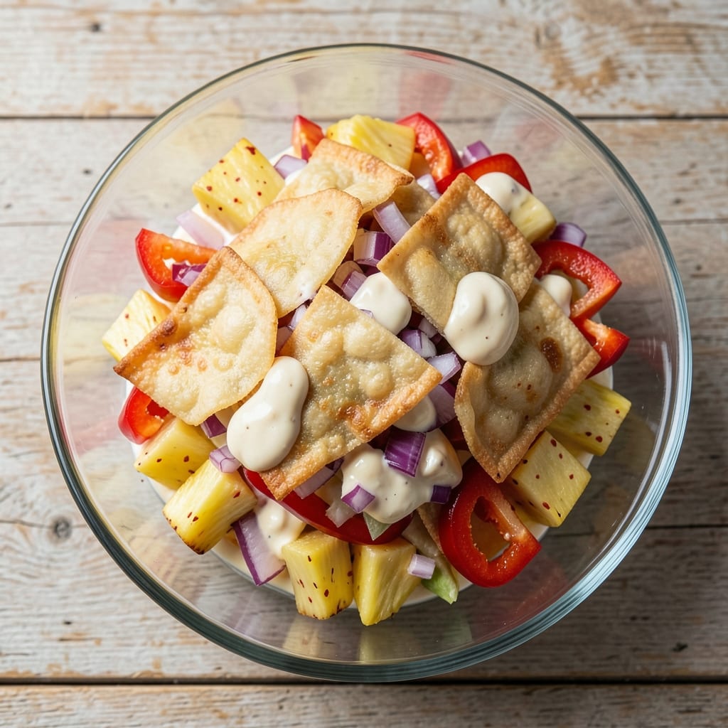 Balela Salad Trader Joe's Recipe: Tropical Fruit Crunch With Creamy Lime Dressing