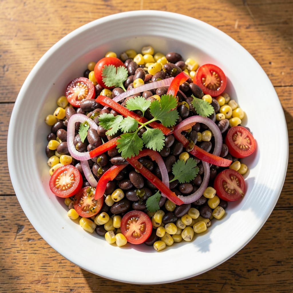 Bean Corn Tomato Salad Recipe: Bright Triad of Summer Flavors