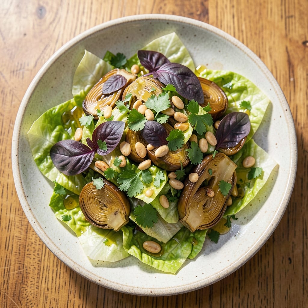 Artichoke Salad Recipe Barefoot Contessa: Hearty Greens With Tangy Lemon Vinaigrette