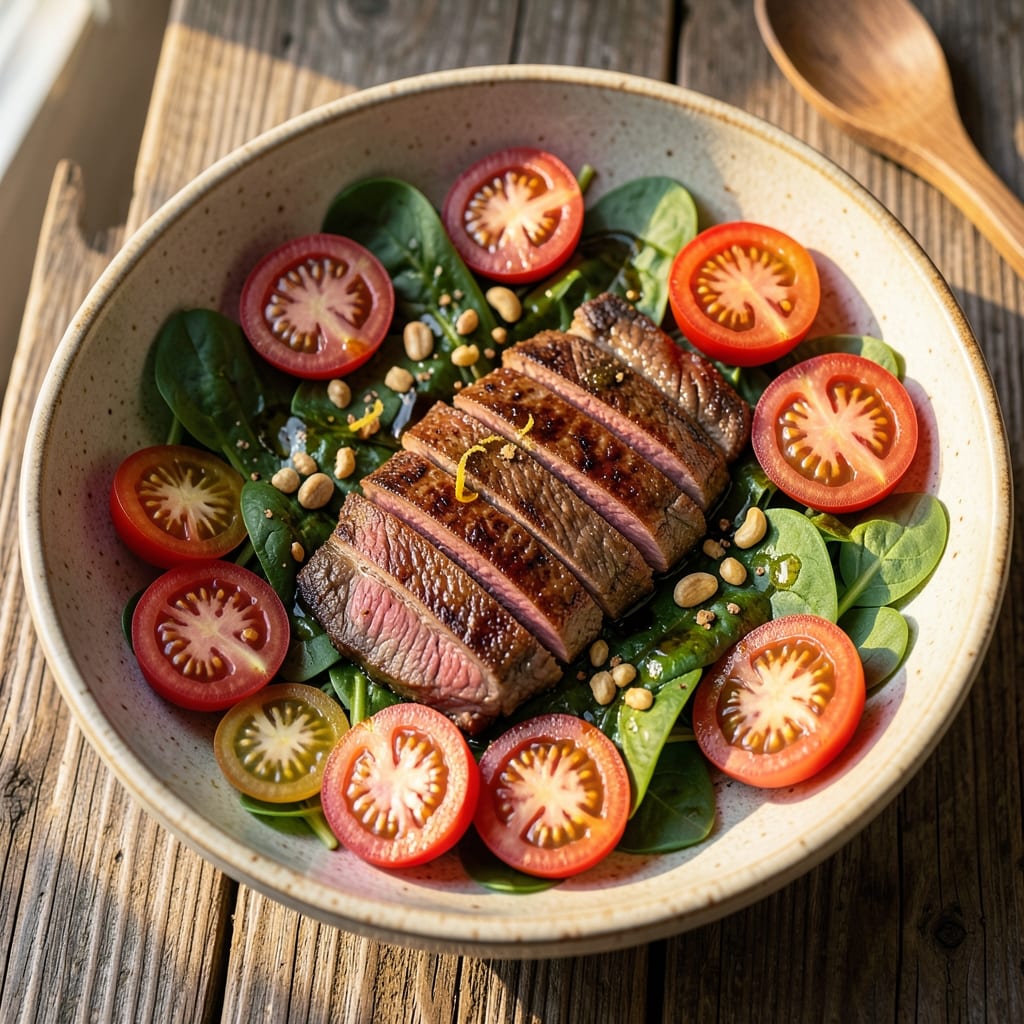 Beef Tomato Salad Recipe: Hearty Protein-Packed Dinner in Minutes