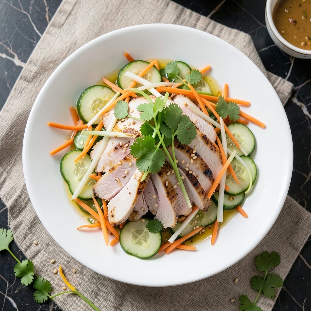 Asian Turkey Salad Recipe: Crunchy Sesame-Ginger Dressing Magic
