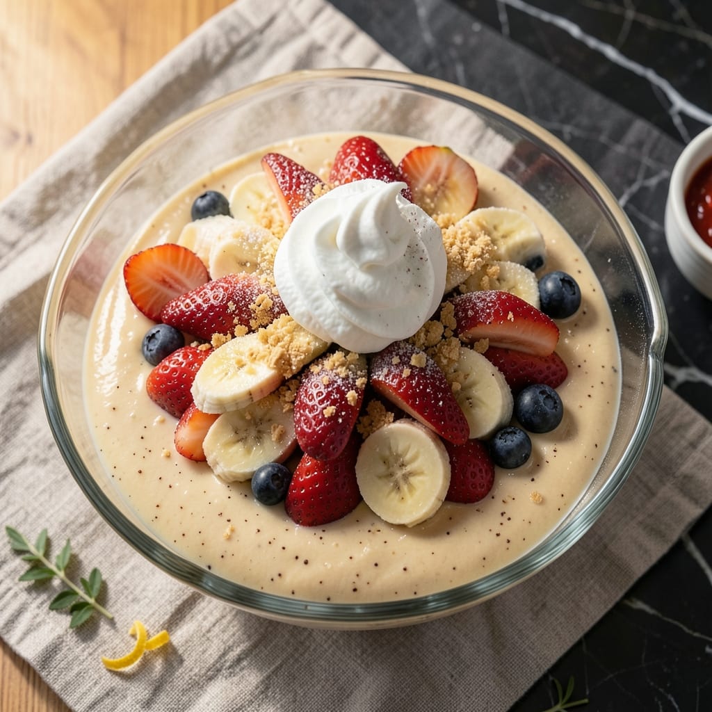 Banana Pudding Fruit Salad Recipe: Vanilla-Custard Creaminess With Fresh Fruit Layers