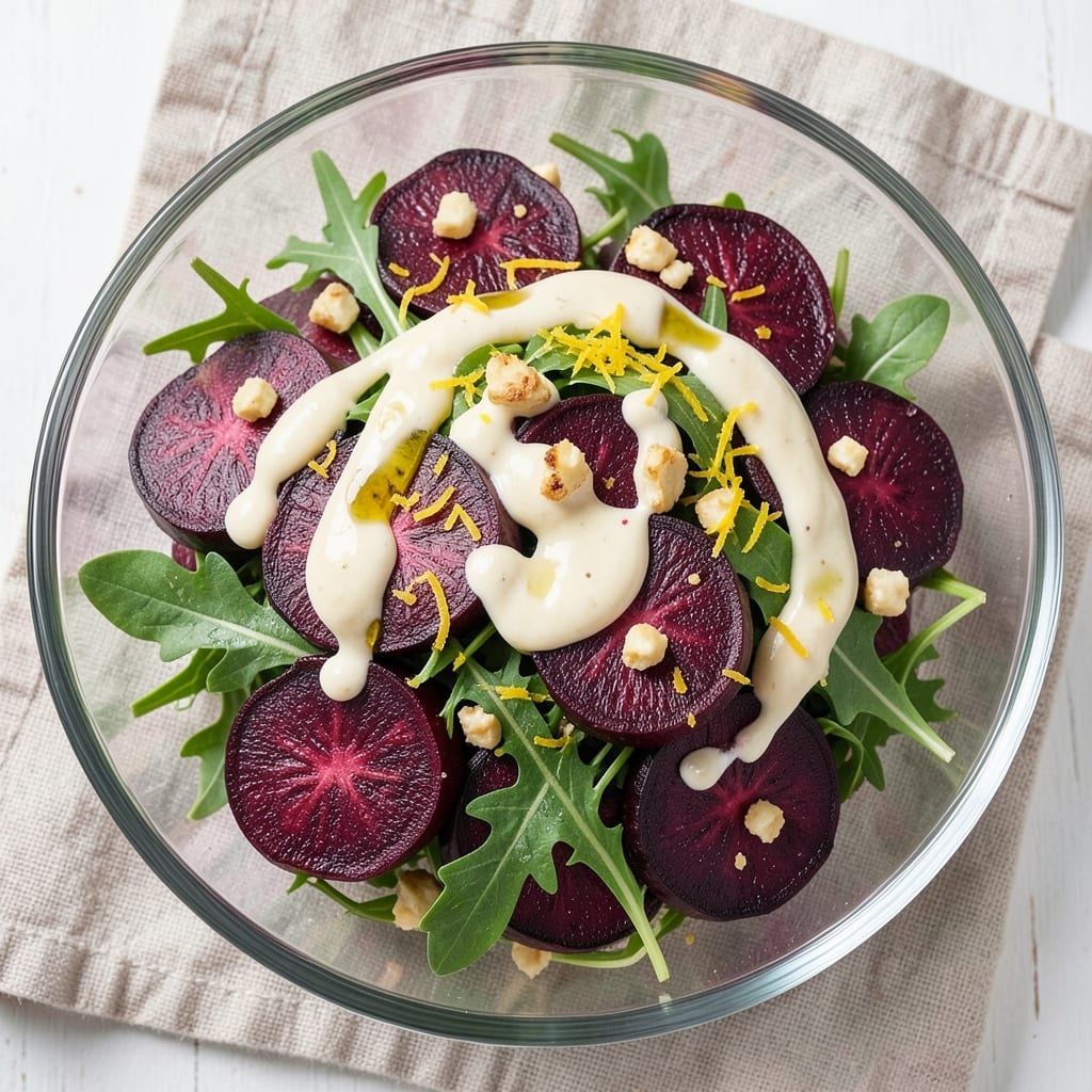 Arugula Beet Salad Dressing Recipe: Earthy Balsamic and Citrus Zing