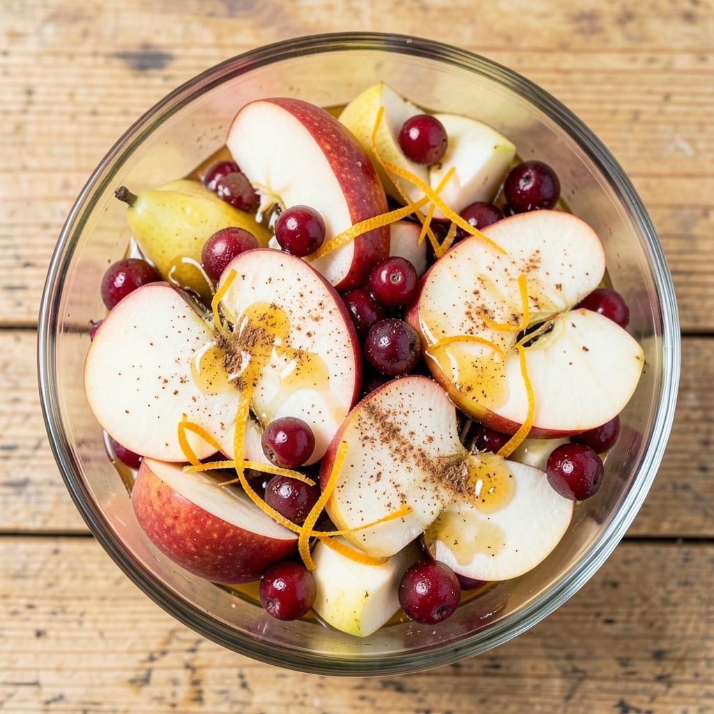 Autumn Harvest Fruit Salad Recipe: Warm Spiced Honey-Drizzled Freshness