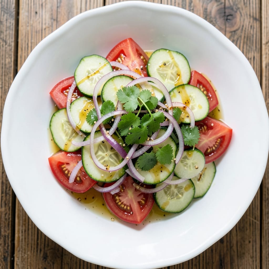 Asian Cucumber Tomato Salad Recipe: Crisp Refreshment With Tangy Lime Dressing