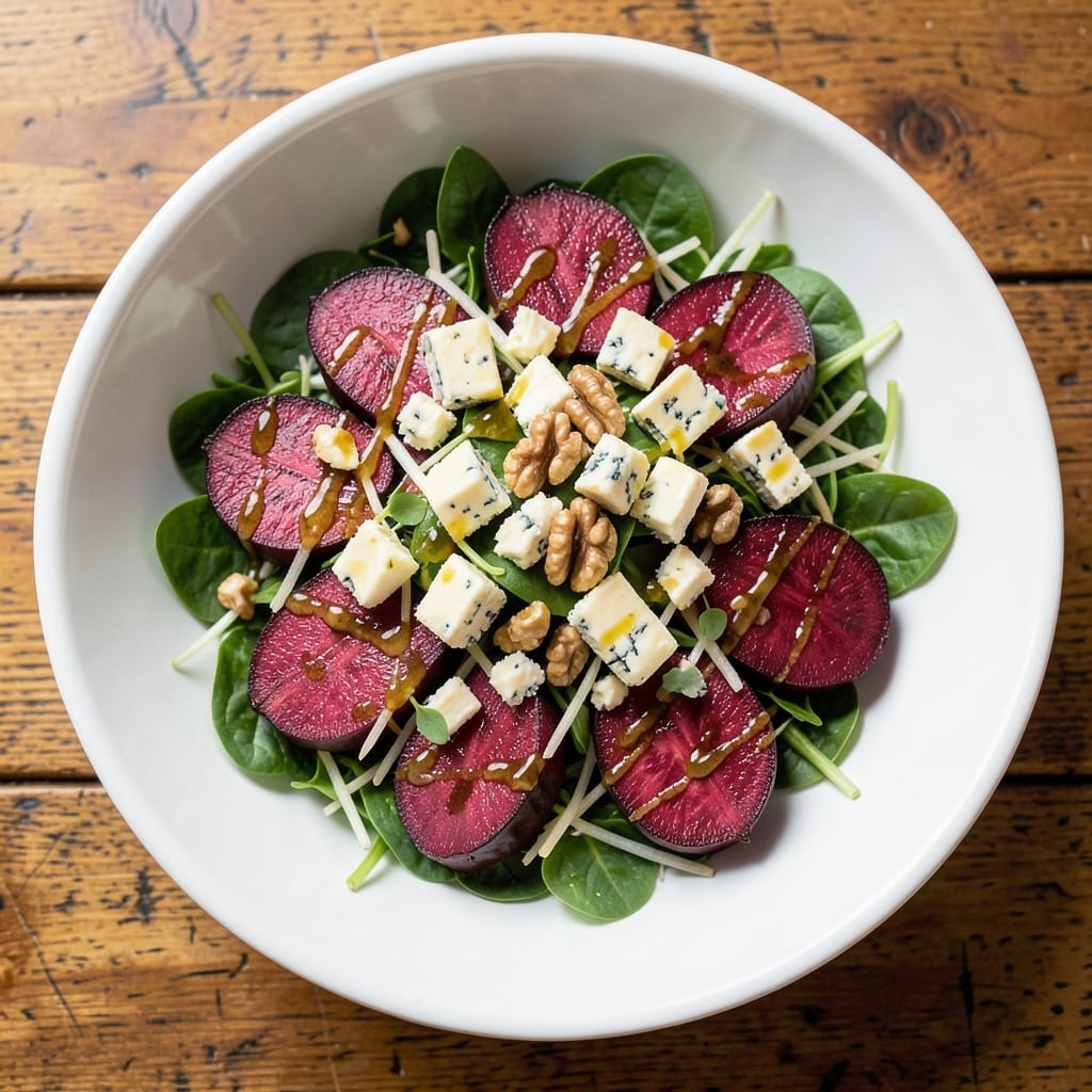 Beet and Blue Cheese Salad Recipe: Earthy Sweetness Meets Creamy Crunch