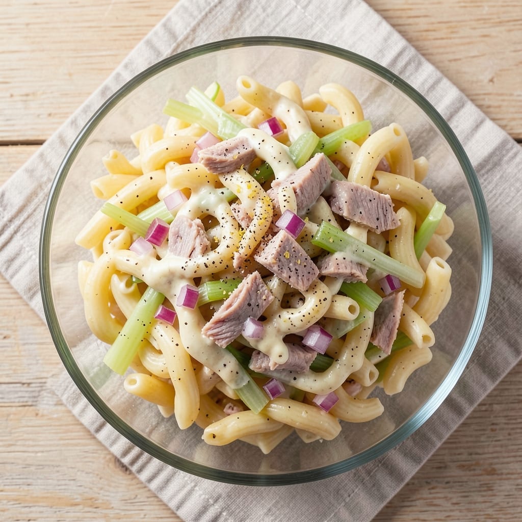 Basic Tuna Macaroni Salad Recipe: Classic Potluck Crowd-Pleaser