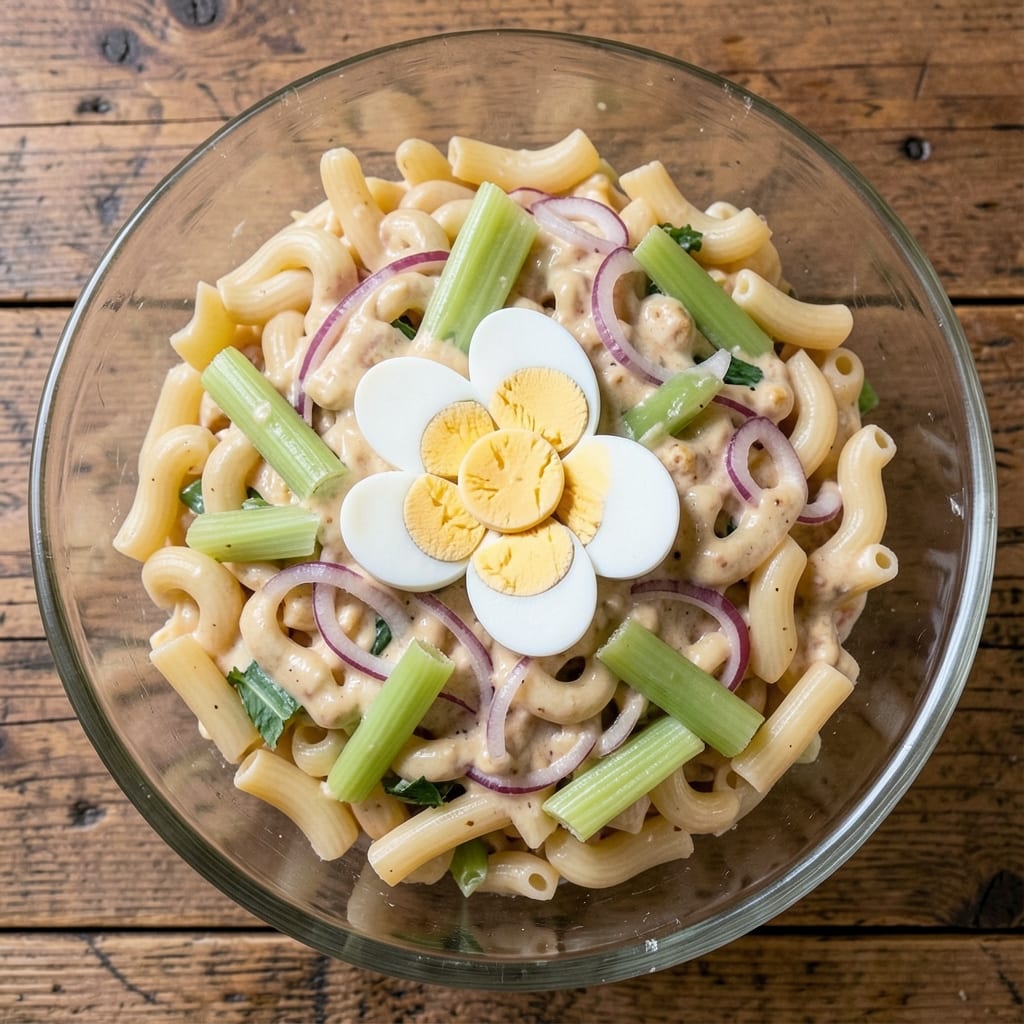Authentic Amish Macaroni Salad Recipe: Cool Creamy Crowd-Pleaser With Mustard Vinaigrette Base