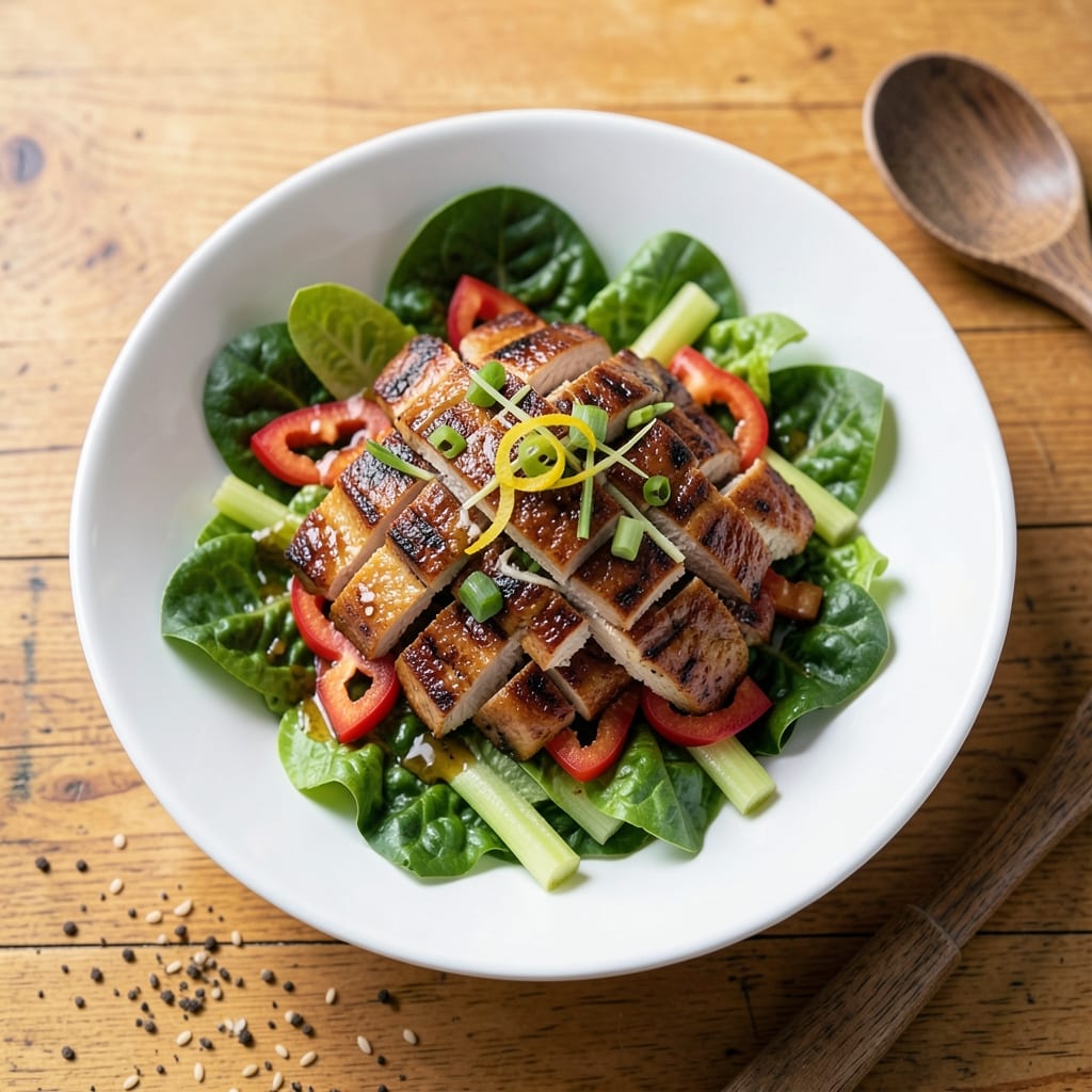 Applebee's Asian Chicken Salad Copycat Recipe: Crunchy Celery, Sweet Peanut Dressing Magic