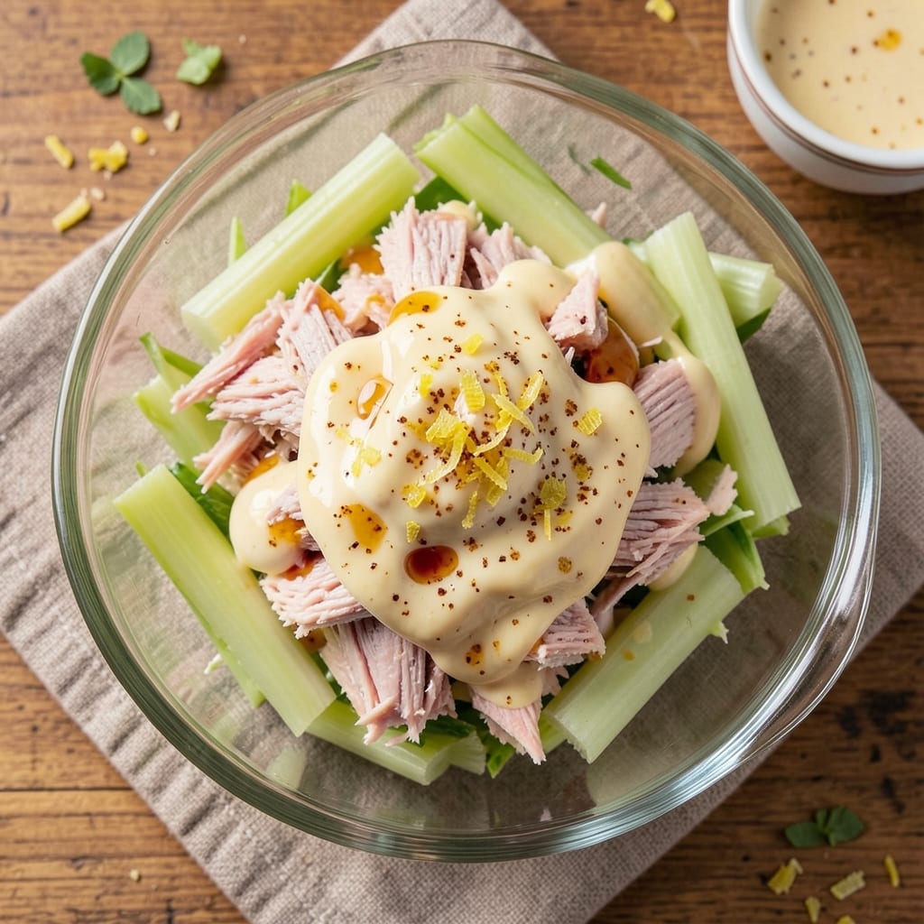 Awesome Tuna Salad Recipe: Crunchy Celery and Lemon Zest Twist