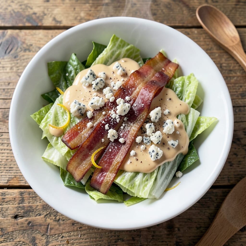 Applebee's Wedge Salad Recipe: Blue Cheese Creaminess With Crispy Bacon Bites