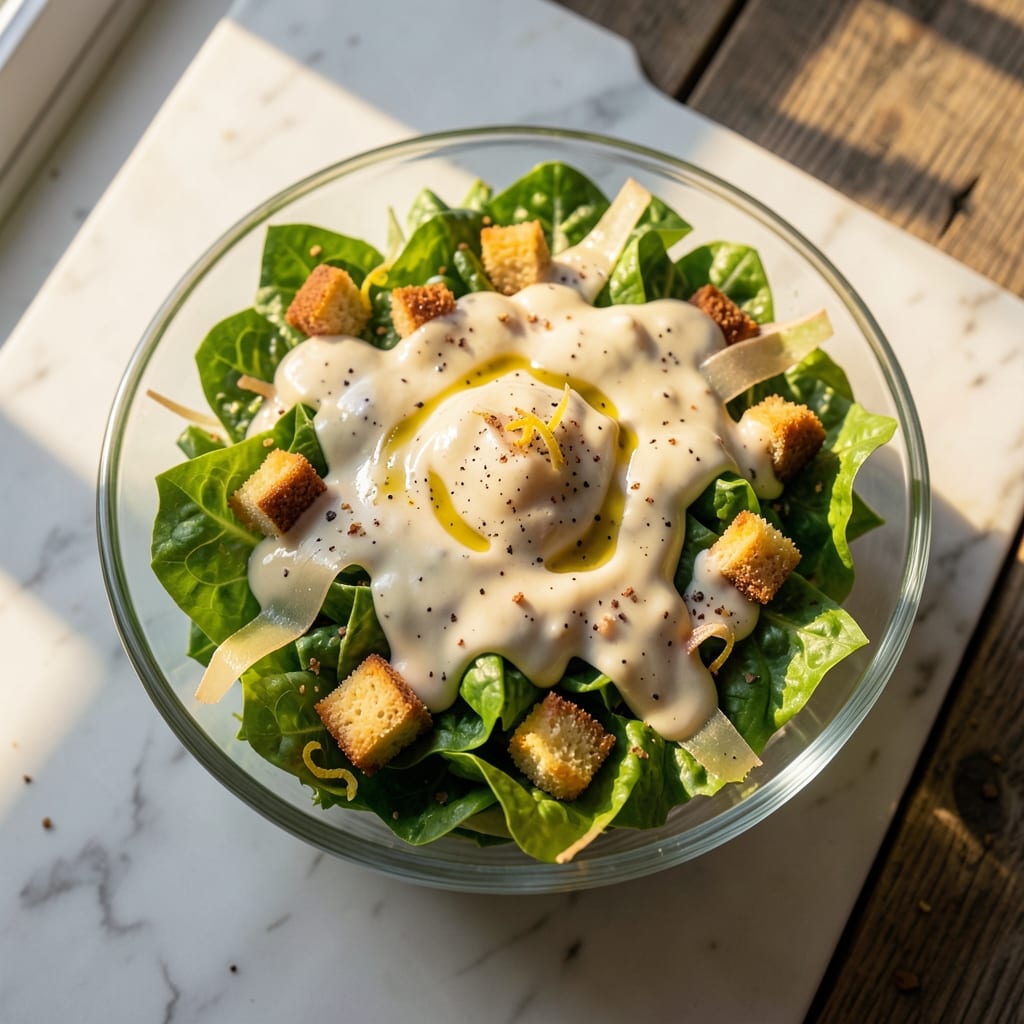 Applebee's Caesar Salad Recipe: Crispy Parmesan Croutons and Creamy Dressing