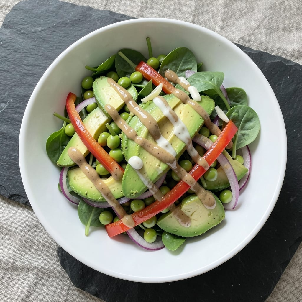 Avocado and Edamame Salad Recipe: Bright Green Crunch With Creamy Tahini Dressing