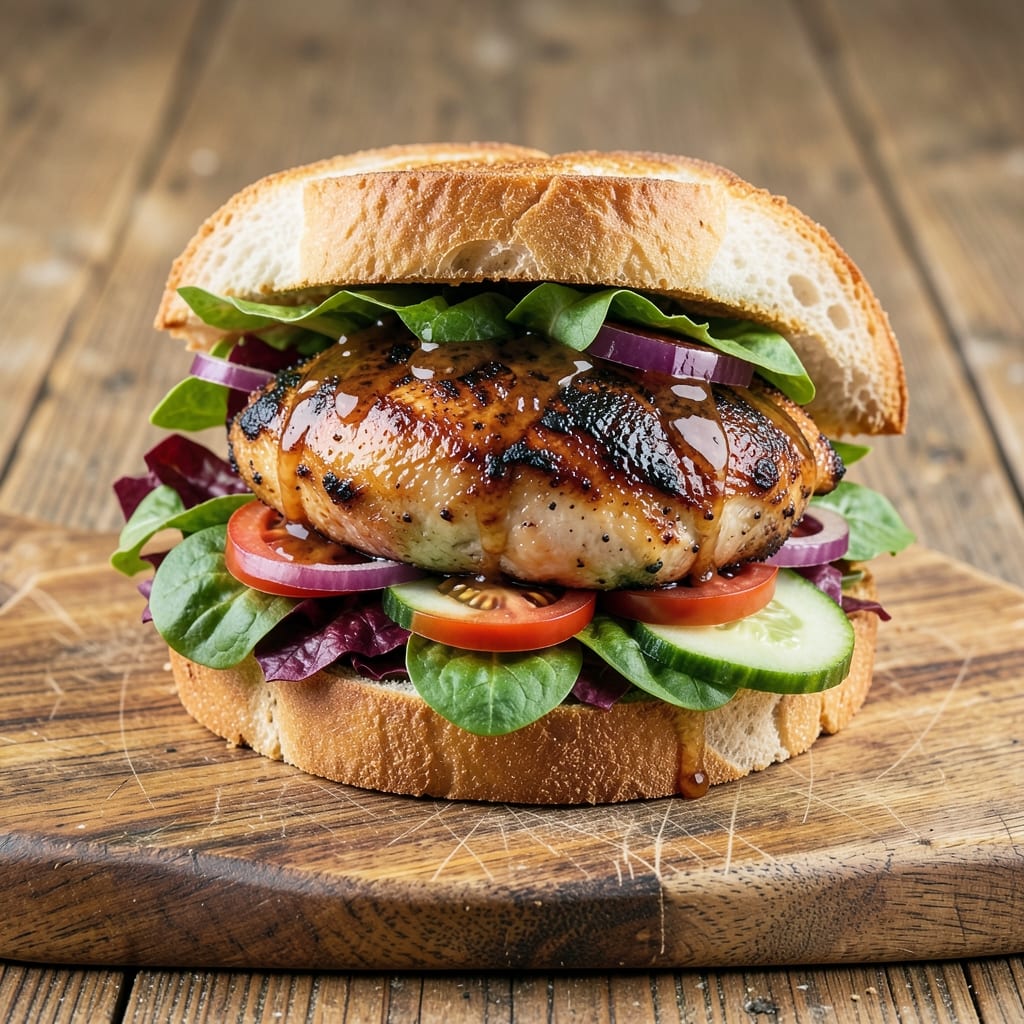 Barbecue Chicken Salad Sandwich Recipe: Smoky Crunch Meets Tangy Cream