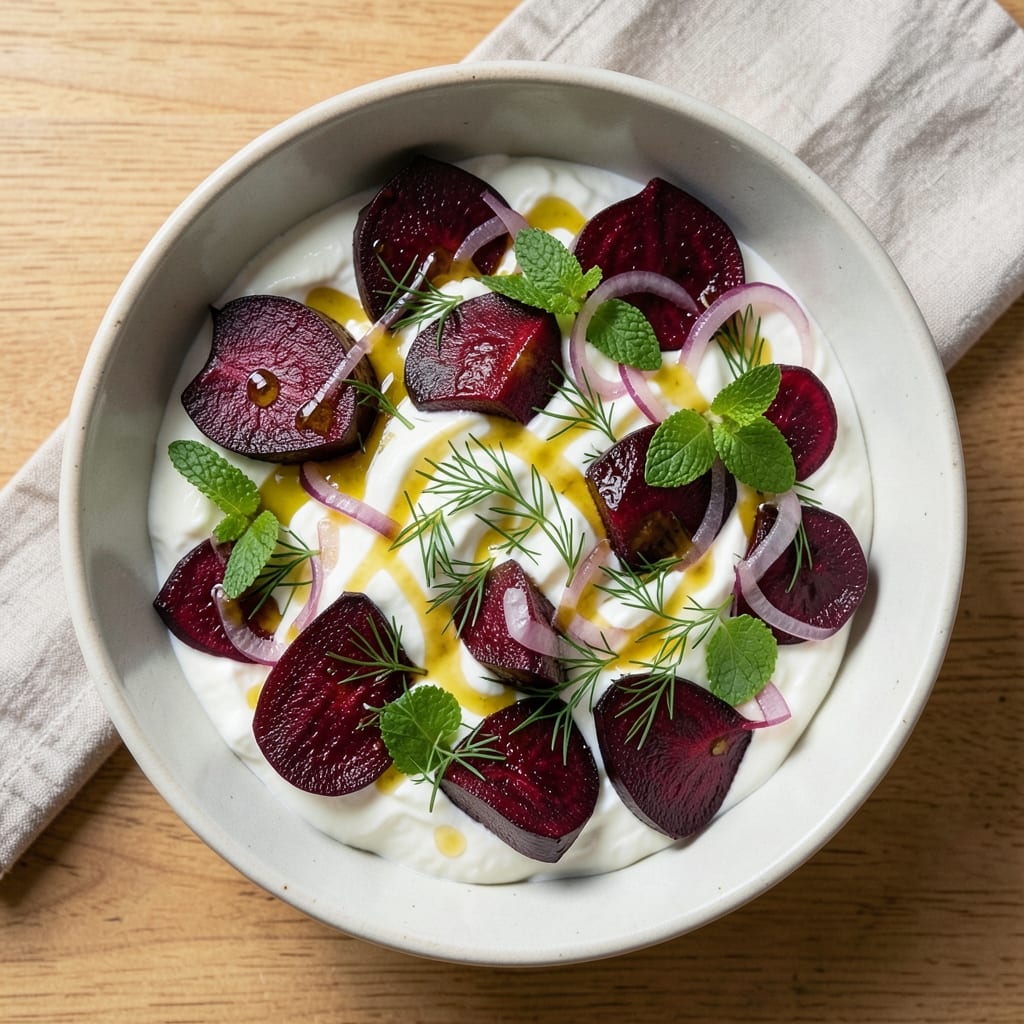 Beetroot and Yogurt Salad Recipe: Earthy Sweetness Meets Cooling Creaminess