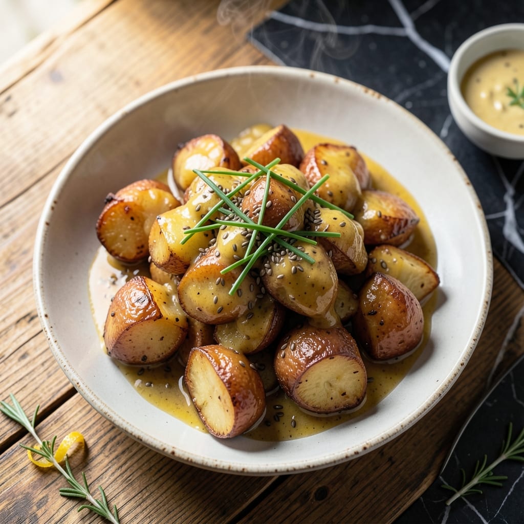 Authentic Hot German Potato Salad Recipe: Vinegar-Braised Crispy Edges and Creamy Centers