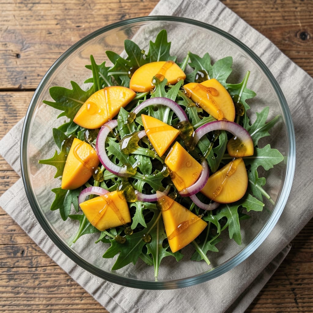 Arugula Mango Salad Recipe: Tropical Crunch Meets Herbal Zing