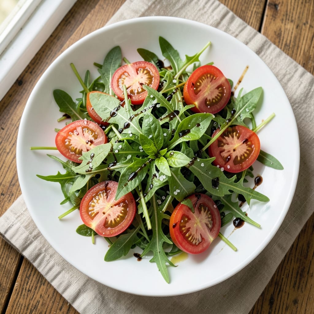 Arugula Tomato Salad Recipe: Bright Balsamic Kiss in 15 Minutes
