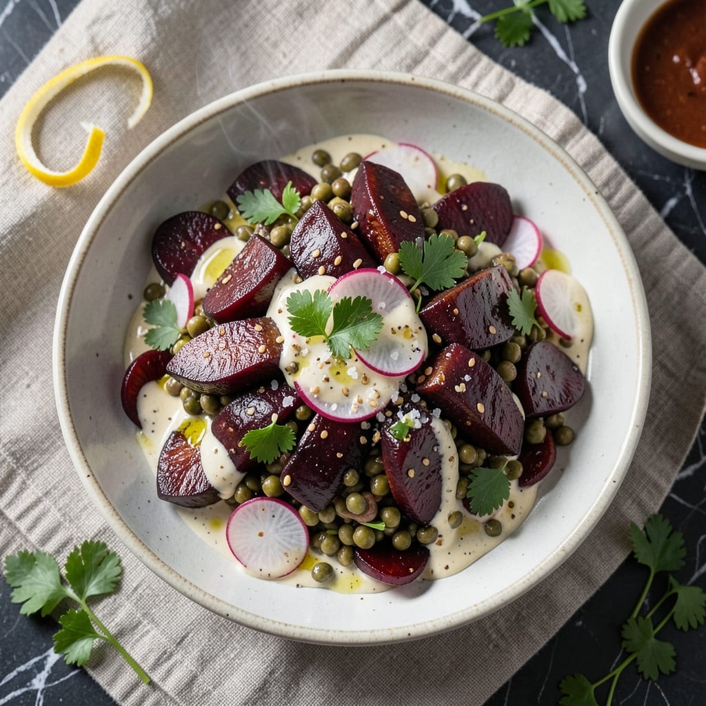 Beetroot Lentil Salad Recipe: Earthy Vibrancy With Nutty Depth