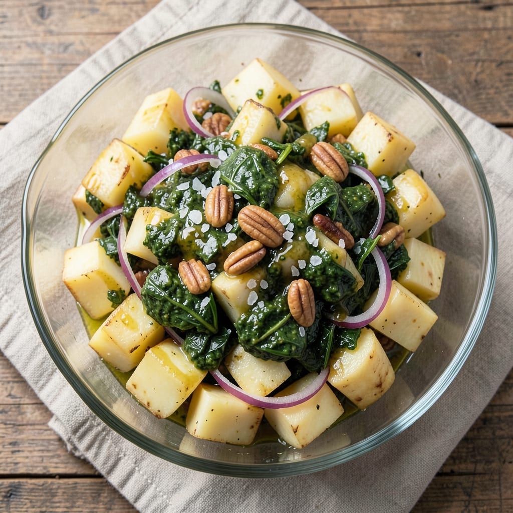 Basil Potato Salad Recipe: Fresh Herb Zing With Crunchy Texture