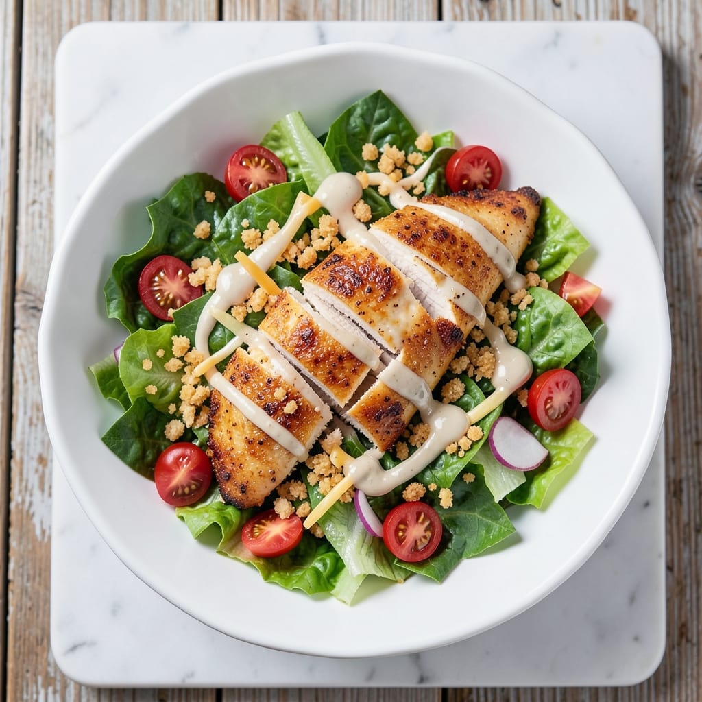 Applebee's Salad Recipe: Crispy Chicken and Creamy Ranch Harmony