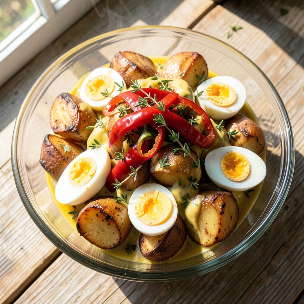Bajan Potato Salad Recipe: Spicy Scotch Bonnet Kick and Tangy Lime Zing