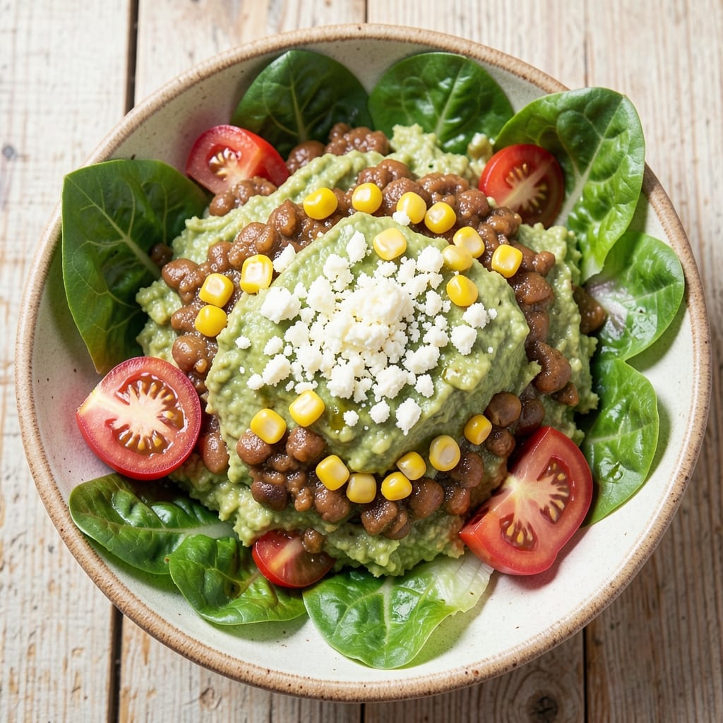 Azteca Salad Recipe: Creamy Avocado and Cotija Crunch
