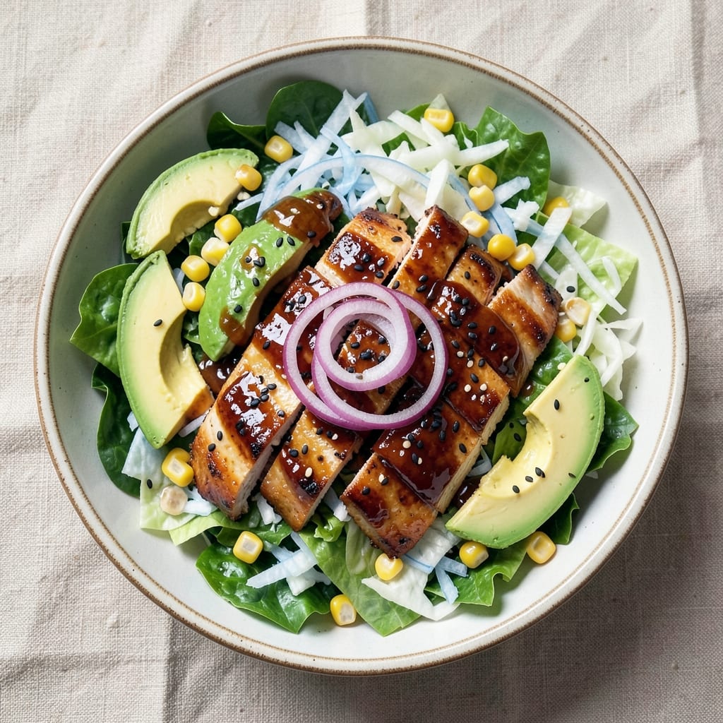 BBQ Chicken Salad Panera Recipe: Smoky Grilled Chicken Over Creamy Ranch Dressing