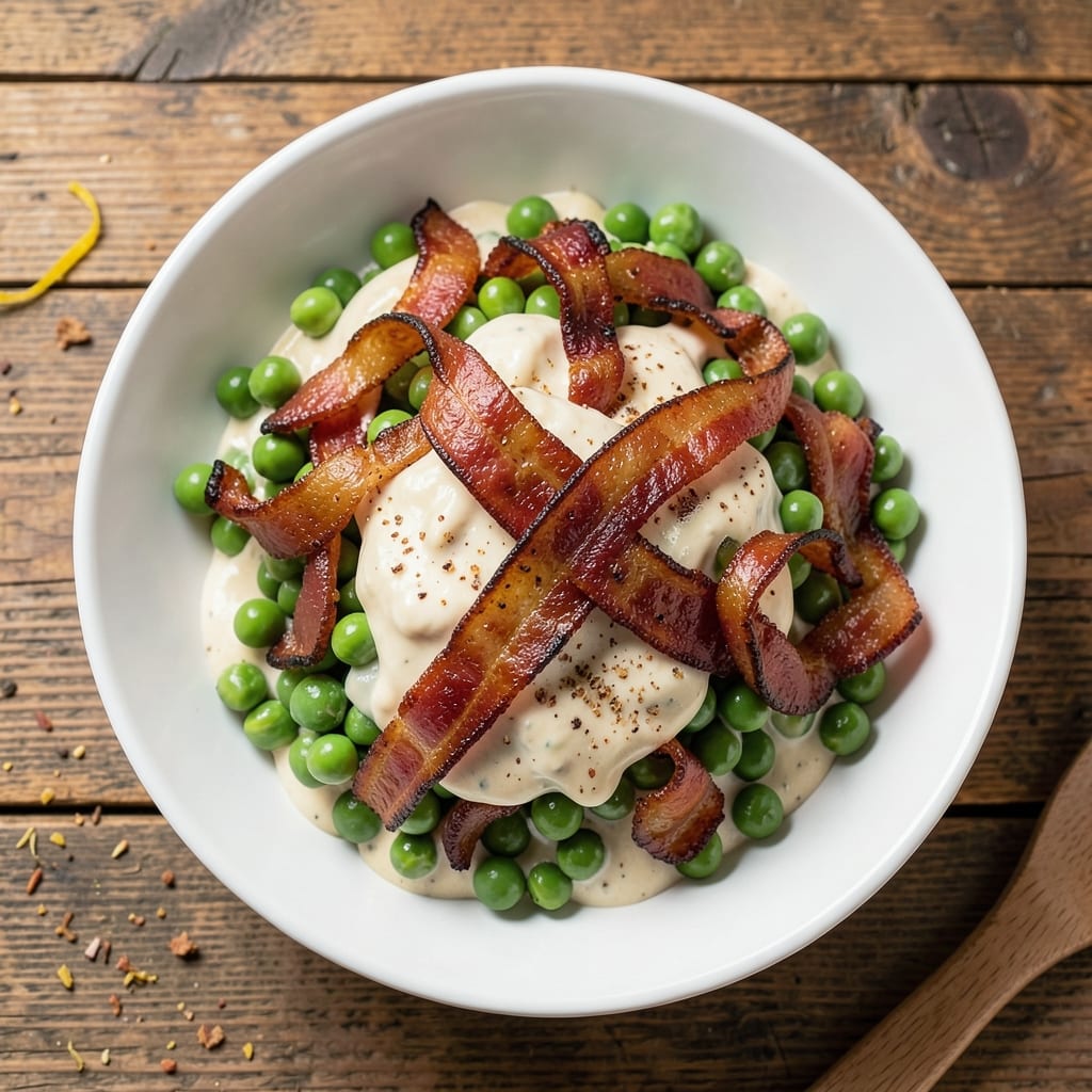 Bacon Ranch Pea Salad Recipe: Smoky Crunch Meets Creamy Cool