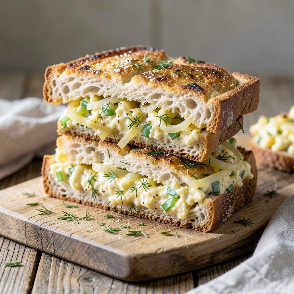 Awesome Egg Salad Sandwich Recipe: Crunchy Celery and Creamy Yolk Magic