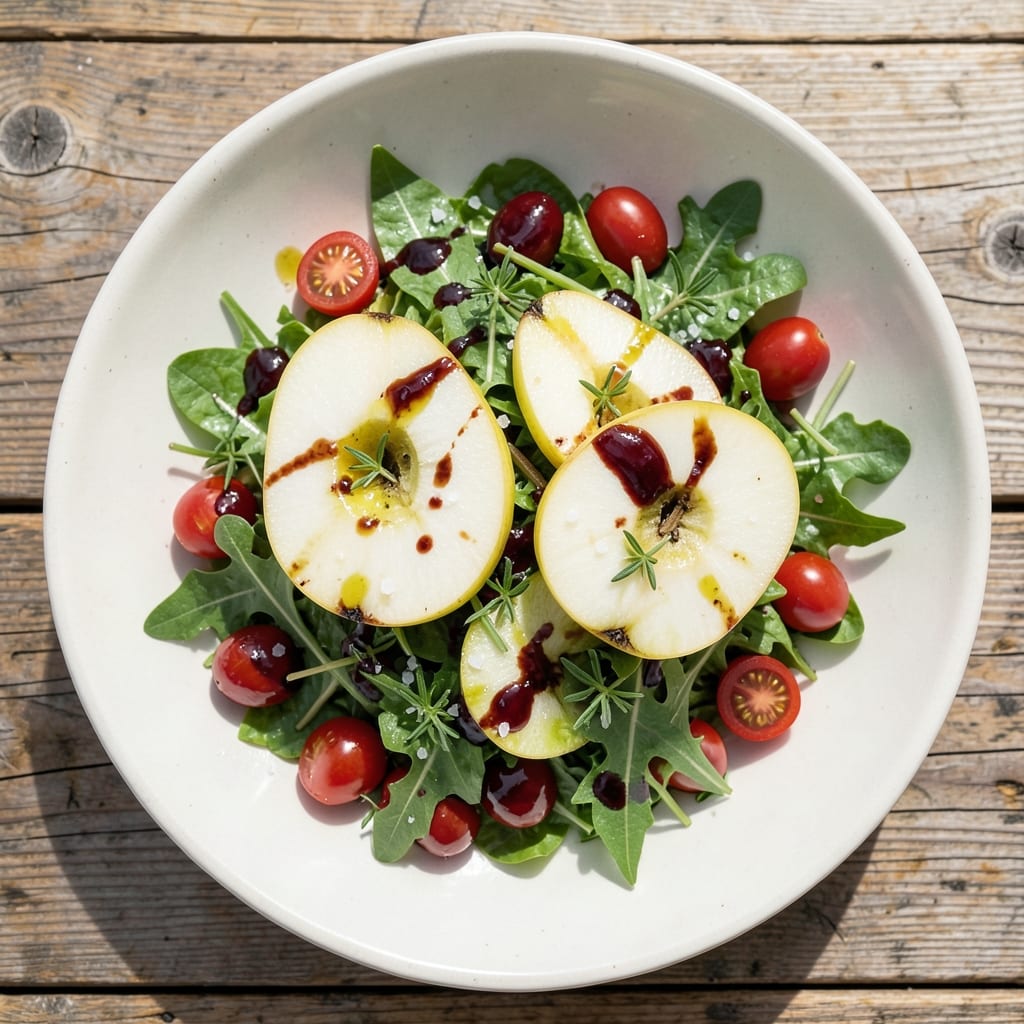 Balsamic Glazed Pear Salad Recipe: Sweet-Tart Balance With Crunchy Greens