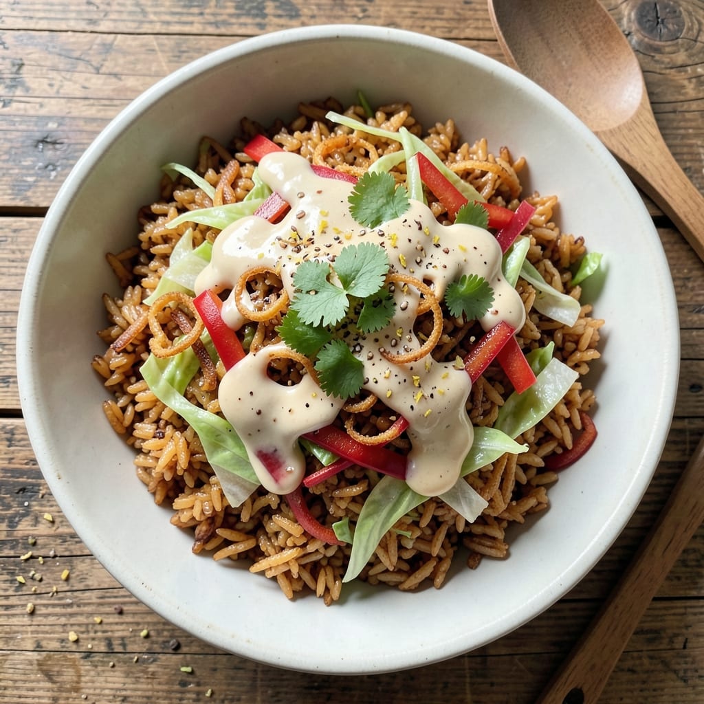 Asian Crispy Rice Salad Recipe: Nutty, Crunchy Bites With Tangy Peanut Zing