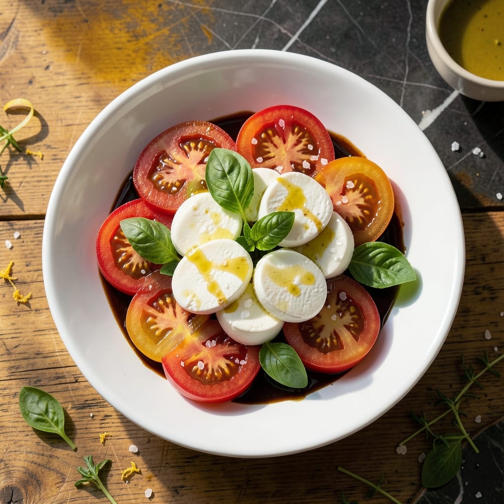 Authentic Caprese Salad Recipe: Classic Italian Layers With Juicy Tomatoes and Fresh Mozzarella
