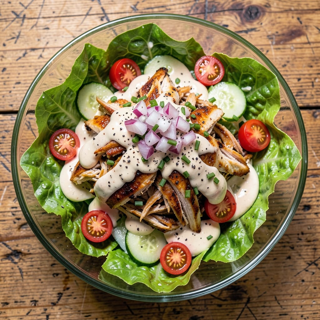 Barbecue Ranch Chicken Salad Recipe: Smoky Grilled Chicken Meets Cool Creamy Crunch