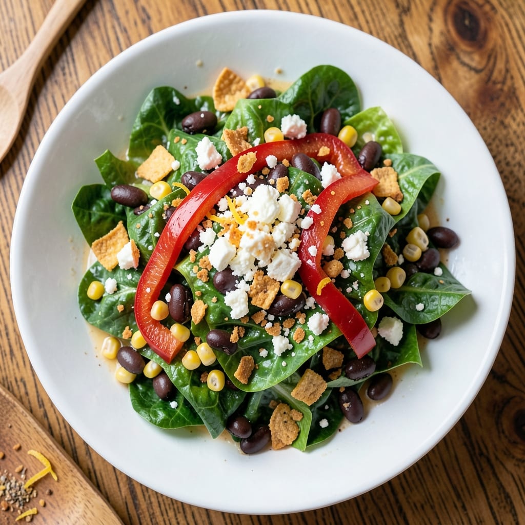 Applebee's Santa Fe Salad Recipe: Crunchy Tortilla Chips and Creamy Avocado Magic
