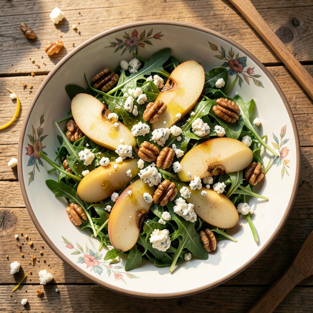 Barefoot Contessa's Pear and Blue Cheese Salad Recipe: Sweet-Tangy Balance With Crispy Walnuts