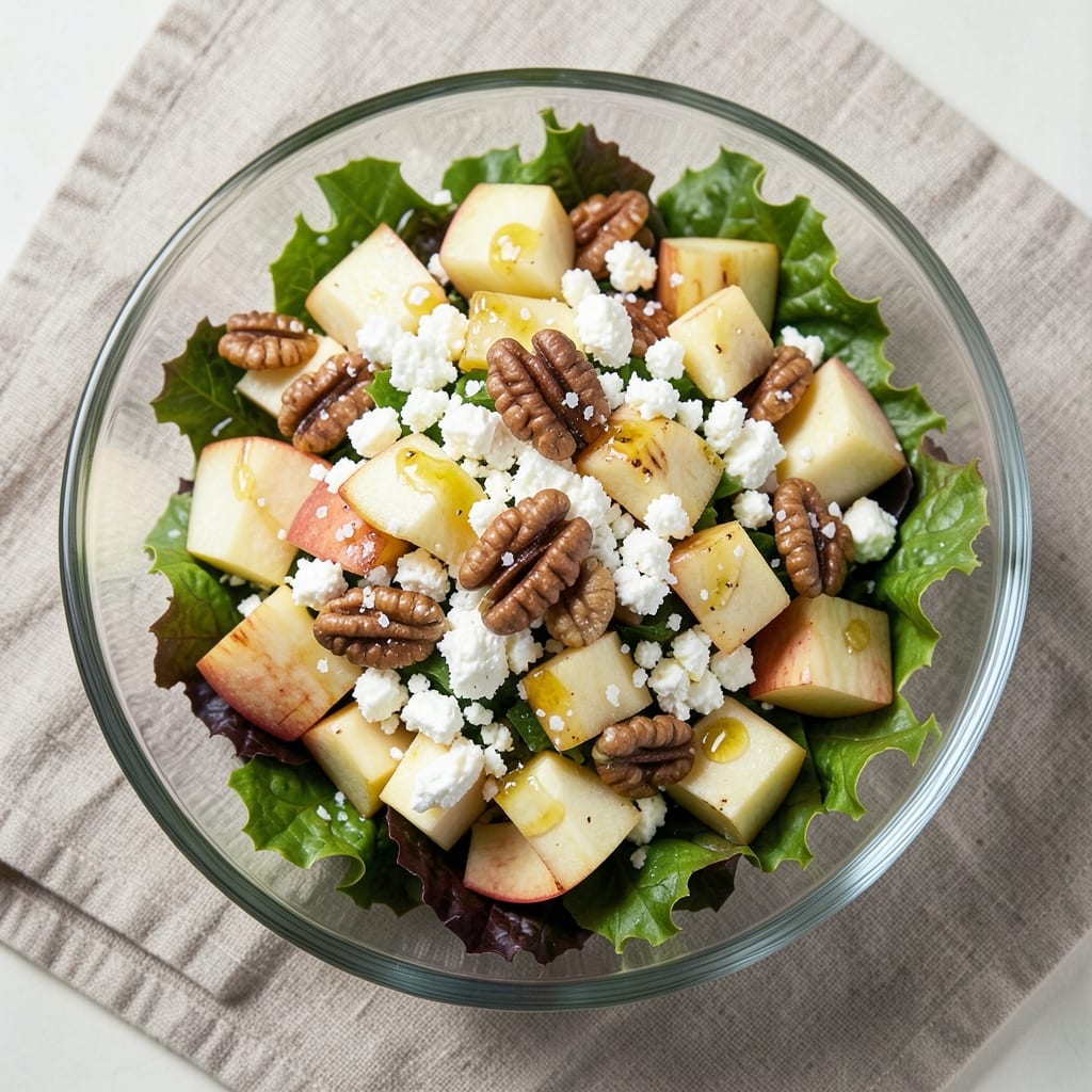 Apple Walnut Feta Salad Recipe: Crunchy Sweet-Savory Bite in 15 Minutes