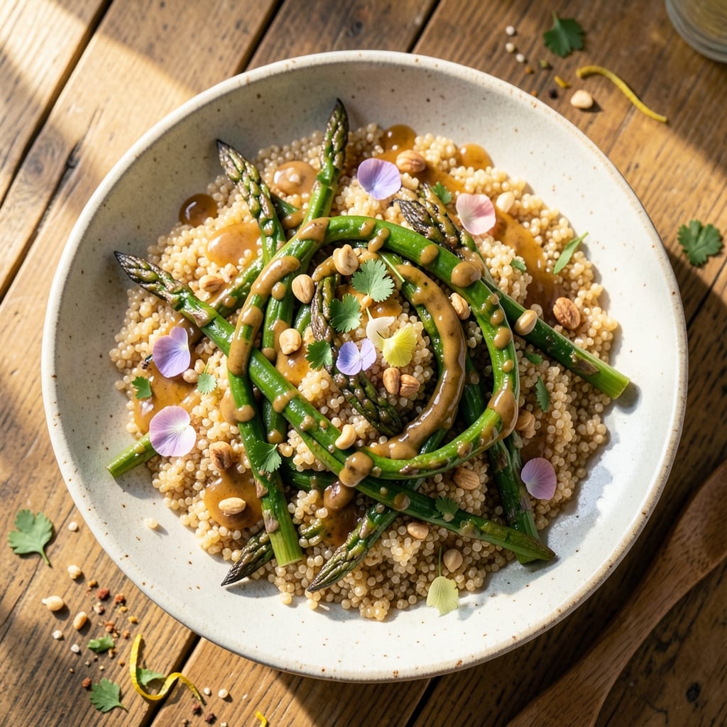 Asparagus Quinoa Salad Recipe: Crisp-Topped Freshness in 20 Minutes