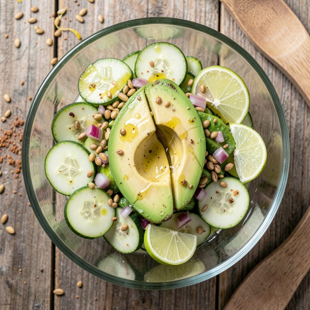 Avocado Lime Salad Recipe: Zesty Crunch With Creamy Avocado Bites