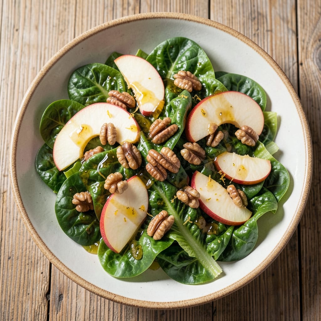 Apple Lettuce Walnut Salad Recipe: Crunchy Sweetness With Nutty Depth